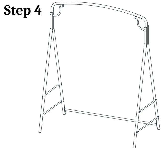 VINGLI V52 Metal Swing Stand User Manual - How to use Step 4