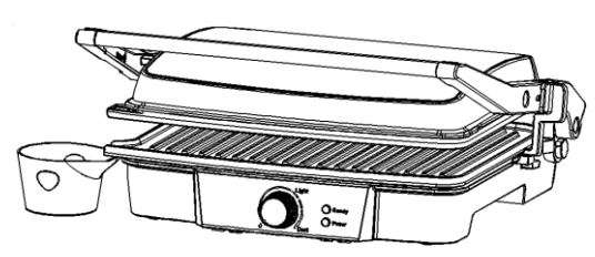 VOX Contact grill EG 161 Operating Instructions - To Use as a Contact Grill
