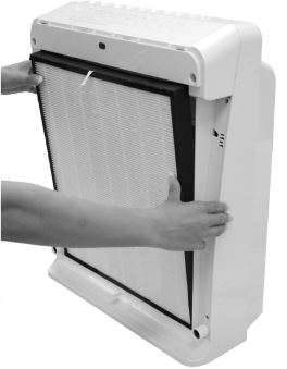 Whynter AFR-425-PW EcoPure HEPA System Air Purifier Pearl User Manual - Install the 2-in-1 Activated