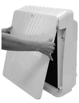 Whynter AFR-425-PW EcoPure HEPA System Air Purifier Pearl User Manual - Reattach the front cover.