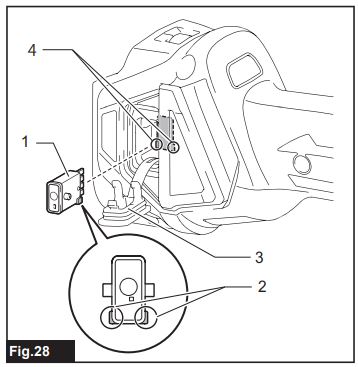 makita DGA411 Cordless Angle Grinder Instruction Manual - Fig 28