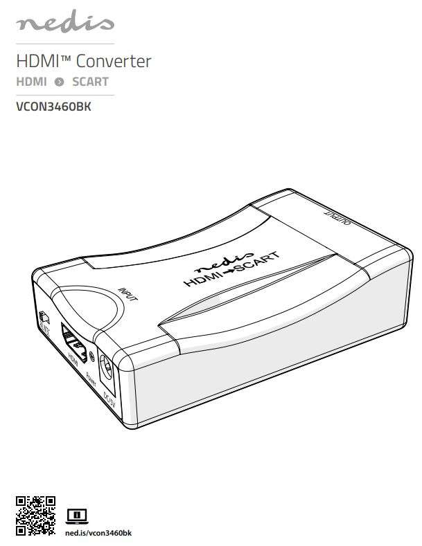 nedis VCON3460BK HDMI™ Converter Owner's Manual