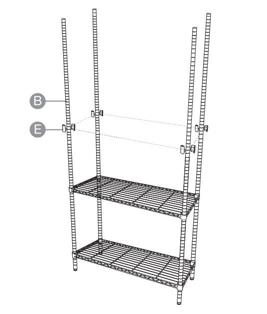 Amazon Basics B01M0A4B9M 5-Shelf Adjustable Heavy Duty Storage Shelving User Manual - 5