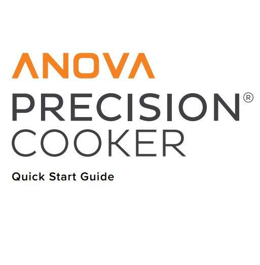 Anova Culinary AN500-US00 Sous Vide Precision Cooker User Manual