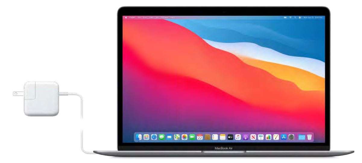 Apple MacBook Air Essentials User Manual - Charge the battery