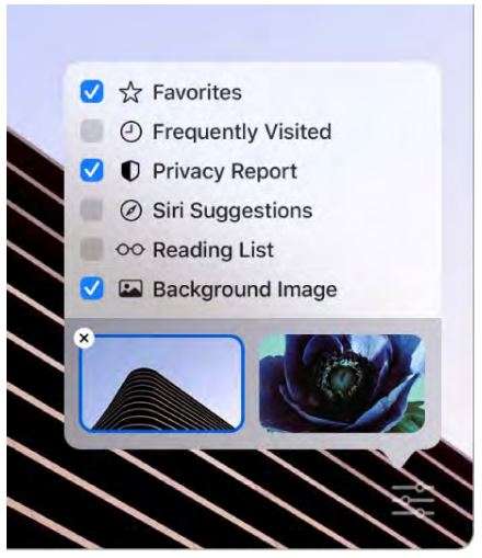 Apple MacBook Air Essentials User Manual - Customize your Safari start page