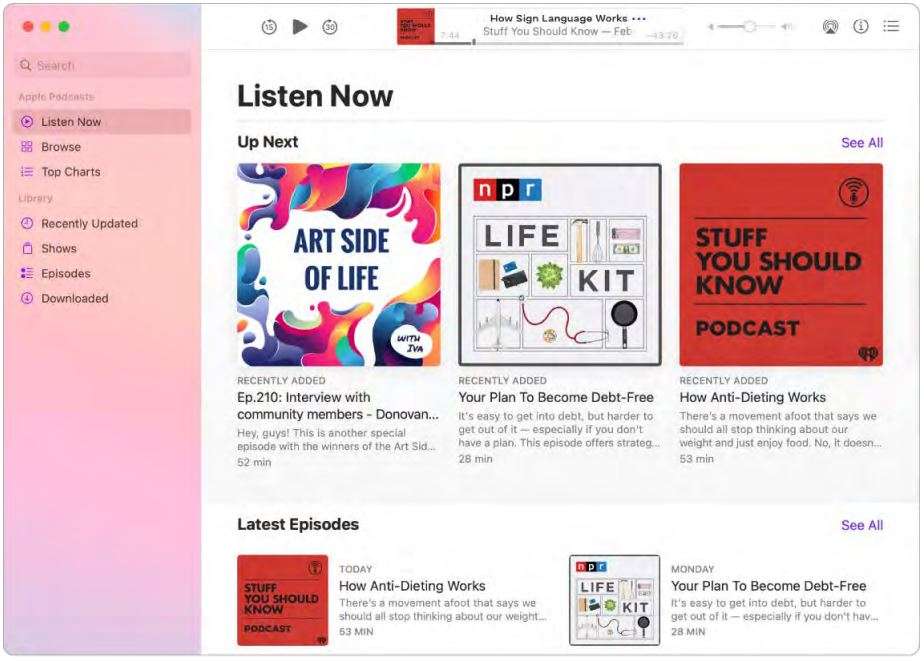 Apple MacBook Air Essentials User Manual - Podcasts