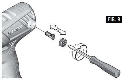 Bosch GSR18V-190B22 Drill Driver Kit User Manual - fig 10