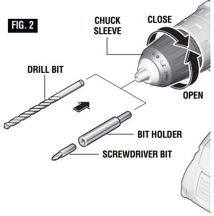 Bosch GSR18V-190B22 Drill Driver Kit User Manual - fig 2