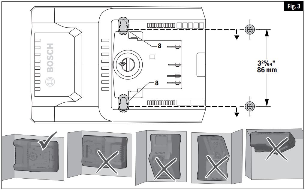 Bosch GXS18V-16N14 18V CORE18V Performance Starter Kit User Manual - fig 3