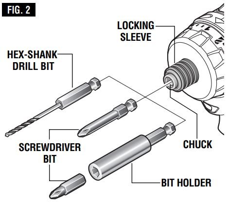 Bosch PS21-2A 12V Max Two-Speed Pocket Driver Kit User Manual - FIG 2