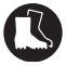 Bosch Universal Chain Pole 18 User Manual - Wear slip-resistant footwear