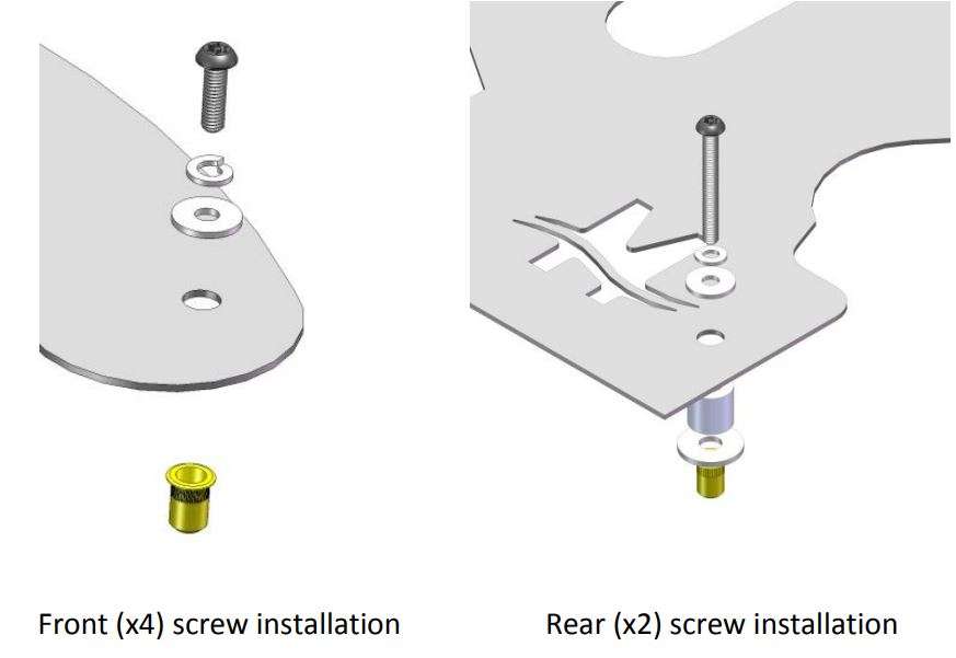 CAT SHIELD PROTECTED 2012-2017 Prius Generation V Installation Guide - Front & Rear screw installation