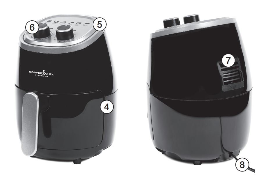 CUSTOMERCARES AF9103 Copper Chef AirFryer User Manual - figure 1