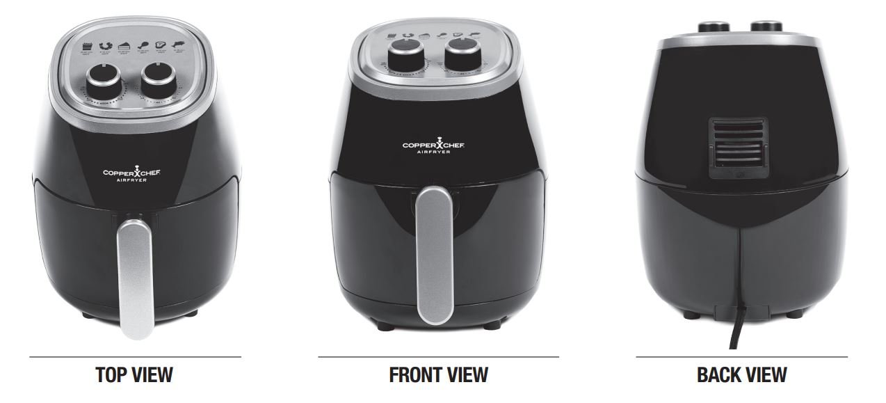 CUSTOMERCARES AF9103 Copper Chef AirFryer User Manual - figure 2
