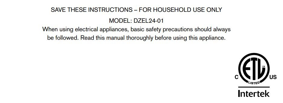 CUSTOMERCARES DZEL24-01 Emeril Lagasse Dual-Zone AirFryer Oven™ User Manual b