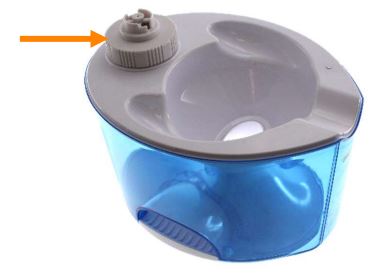 Crane EE-5202 2-in-1 Warm Mist Humidifier with Steam Inhaler User Manual - Turn Water Tank upside down