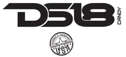 DS18 Candy X18 Owner's Manual - ds18 logo
