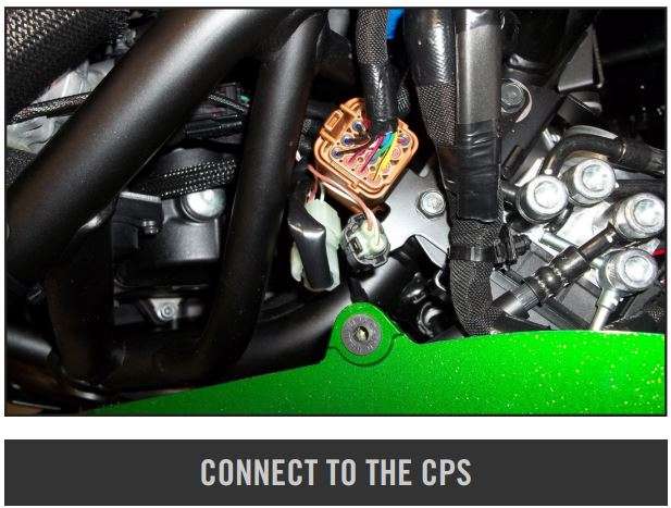 DYNOJET 2018-2022 Kawasaki Ninja H2 SX Power Commander 6 Installation Guide - CONNECT TO THE CPS