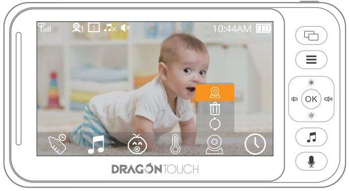 Dragon Touch Baby Monitor E40 USER MANUAL - Pairing a New Camera Unit