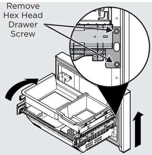 Frigidaire FRFS2823AW 27.8 Cu. Ft. French Door Refrigerator User Manual - Remove