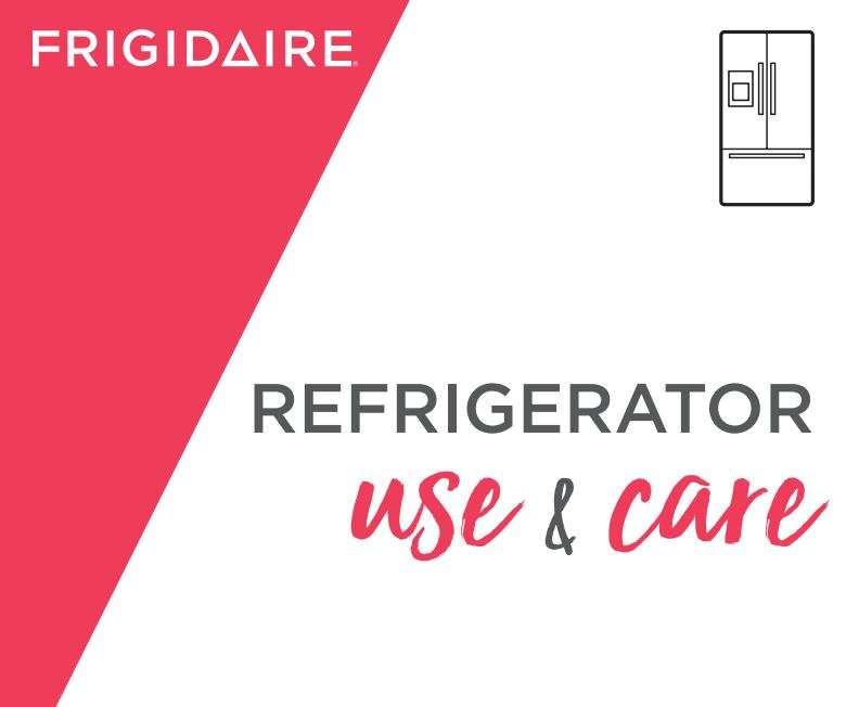 Frigidaire FRFS2823AW 27.8 Cu. Ft. French Door Refrigerator User Manual