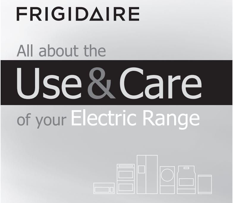 Frigidaire ffef3054tw 30'' Electric Range User Manual