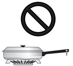Frigidaire ffgf3054tw 30'' Gas Range User Manual - Curved and warped pan