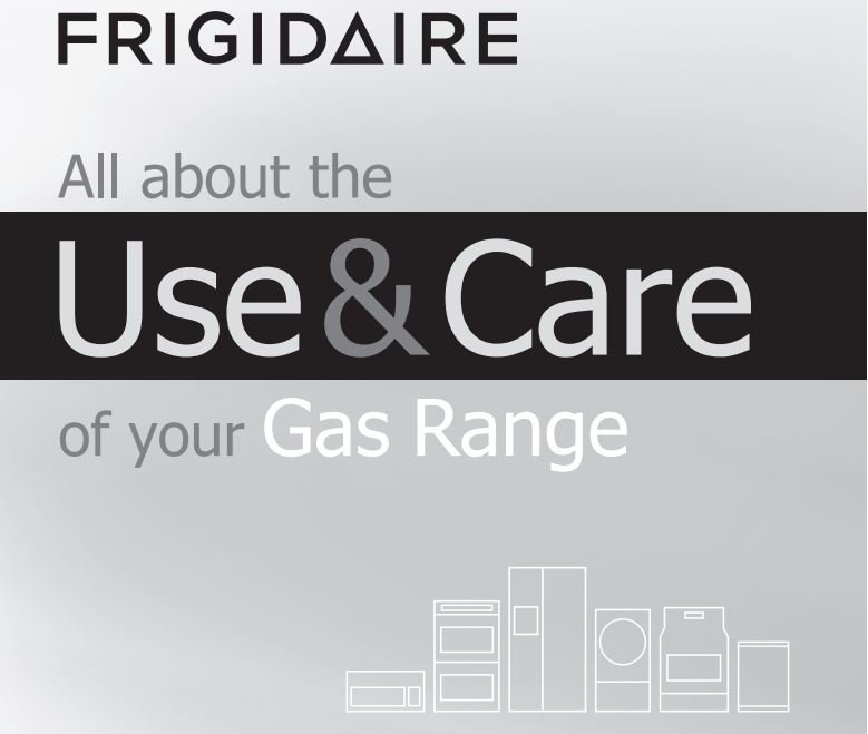 Frigidaire ffgf3054tw 30'' Gas Range User Manual