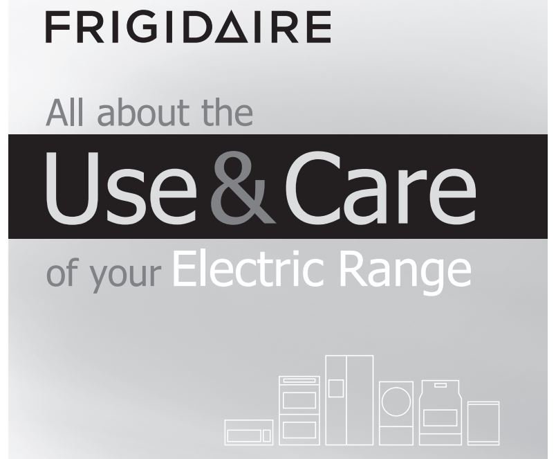 Frigidaire fgeh3047vf 30'' Front Control Electric Range with Air Fry User Manual