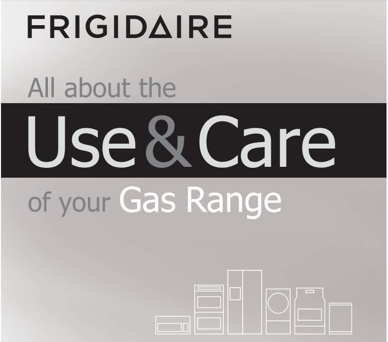 Frigidaire fggh3047vf Gallery 30'' Front Control Gas Range with Air Fry User Manual