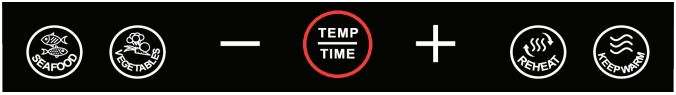 Gourmia GAF698 6-Qt Digital Air Fryer User Manual - ADJUSTING TEMPERATURE AND TIME