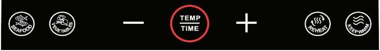 Gourmia GAF716 Digital Air Fryer User Manual - Tap TEMP TIME again to adjust time
