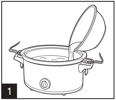Hamilton 6-Quart Beach Stay or Go Portable Slow Cooker with Lid Lock User Manual - 1