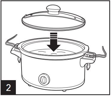 Hamilton 6-Quart Beach Stay or Go Portable Slow Cooker with Lid Lock User Manual - 2