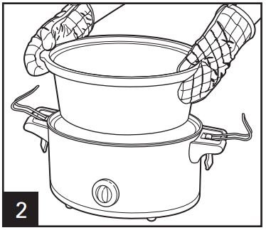 Hamilton 6-Quart Beach Stay or Go Portable Slow Cooker with Lid Lock User Manual - FIGURE 3