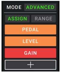 HeadRush MX5 User Manual - To assign a parameter to the expression pedal