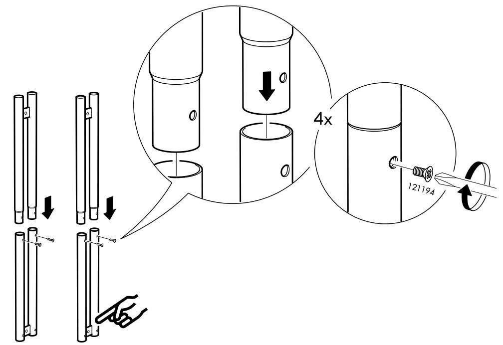 IKEA AA-2134811-1-1 Raskog White Trolley User Manual - image 1