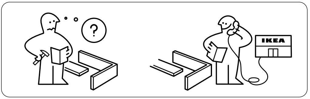IKEA AA-2134811-1-1 Raskog White Trolley User Manual - image how to fix