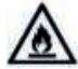INVENTUM RKK551B Freestanding Retro Cooler Instruction Manual - WARNING Risk of fire icon