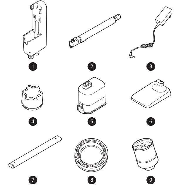 LG CordZero™ A9 Cordless Stick Vacuum User Manual - Included Accessories