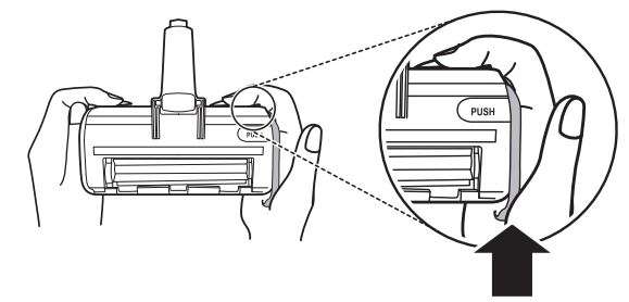 LG CordZero™ A9 Cordless Stick Vacuum User Manual - Press the brush cover until it clicks to lock the