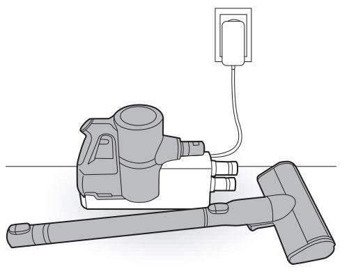 LG CordZero™ A9 Cordless Stick Vacuum User Manual - Separate the extension pipe and nozzle from