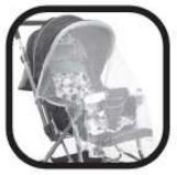 LuvLap Sunshine Baby Stroller 0 to 3 Years User Manual - 7 Attach the mosquito nets to the poles on each side of the stroller.