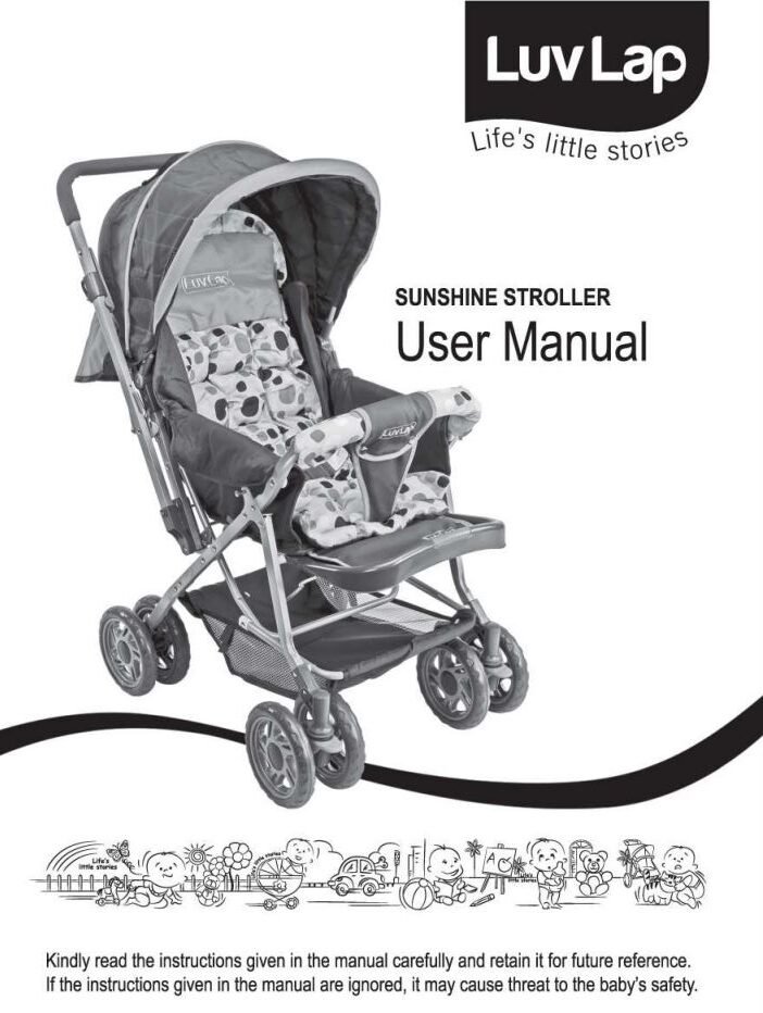 LuvLap Sunshine Baby Stroller 0 to 3 Years User Manual