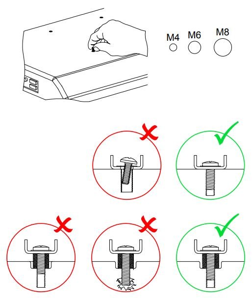 Mounting Dream MD2268-MK Tilting TV Mounts for Most 26-55 Inch LED User Manual - Select TV Screws