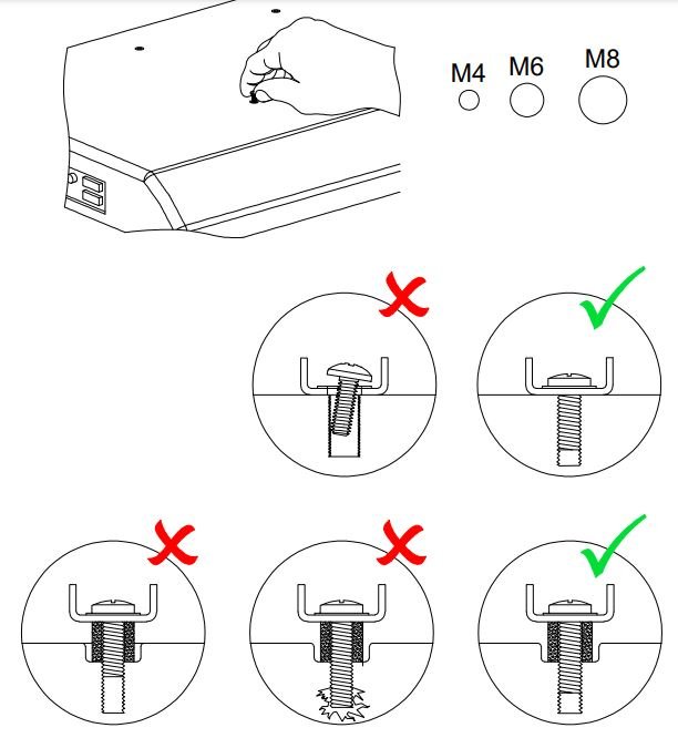 Mounting Dream MD2296-24K TV Wall Mounts TV Bracket User Manual - Select TV Screws