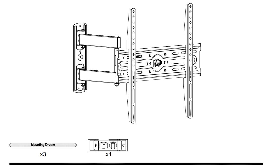 Mounting Dream MD2377 UL Listed TV Wall Mount User Manual A