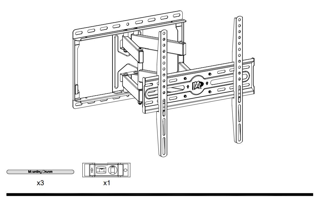 Mounting Dream MD2380 TV Mount TV Wall Mount with Swivel User Manual a
