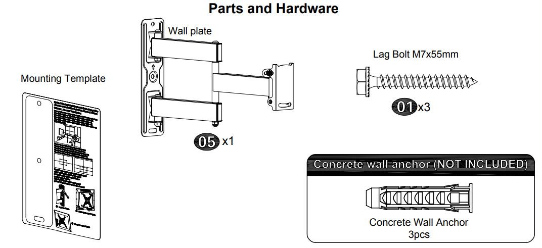 Mounting Dream TV Wall Mount MD2413-MX INSTALLATION INSTRUCTION - figure 14